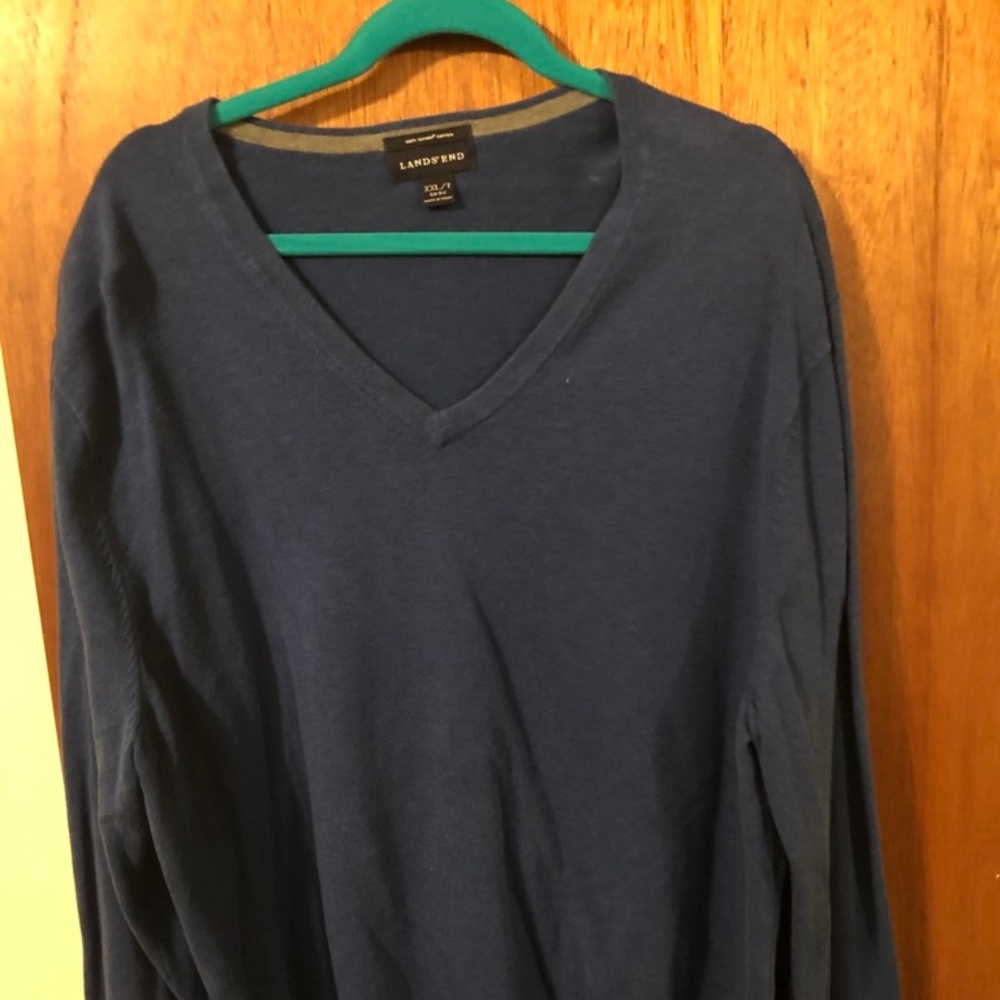 Mens Lands End Light Sweater